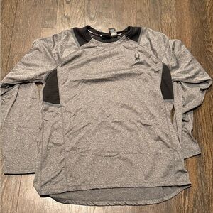 Spyder Men's Gray Long Sleeve Shirt